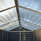 Palram - Canopia SkyLight Storage Shed - 6' Wide - Gray - mygreenhousestore.com