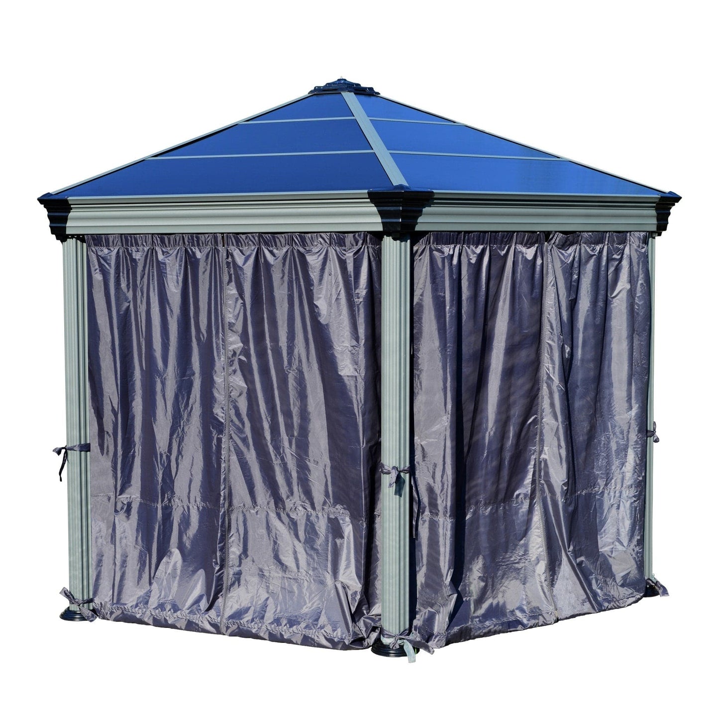 Palram - Canopia Roma Gazebo Curtain set - 6 Piece - mygreenhousestore.com