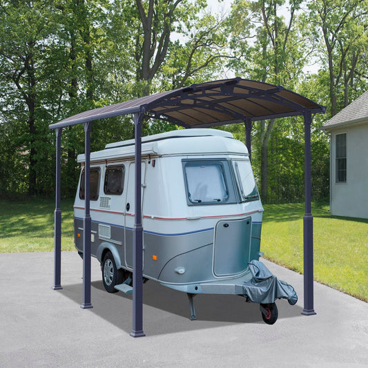 Palram - Canopia Sheds, Garages & Carports Palram - Canopia | Arcadia Alpine 12x16x11.5 Ft RV Carport HG9125