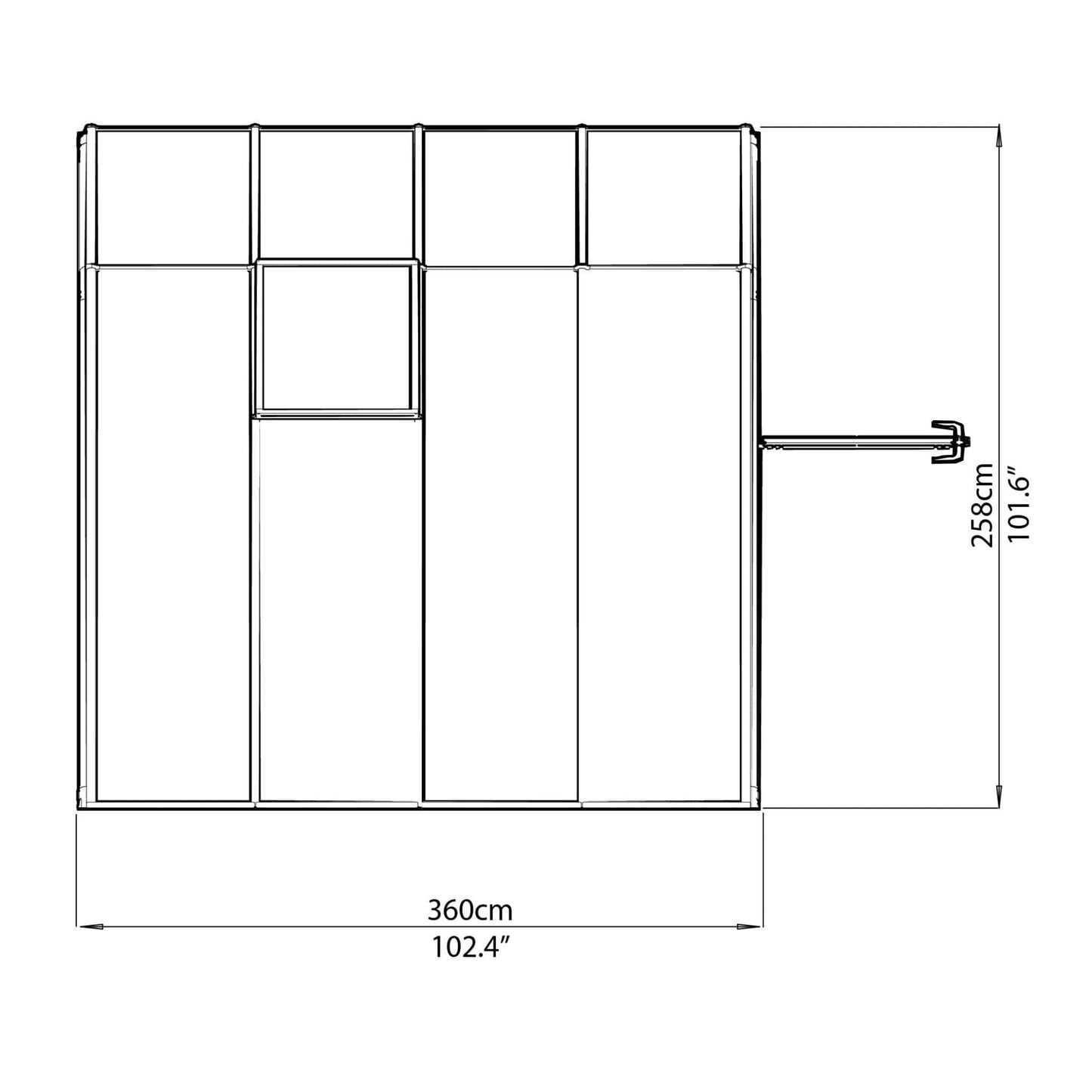 Palram - Canopia Sun Room Eight - mygreenhousestore.com