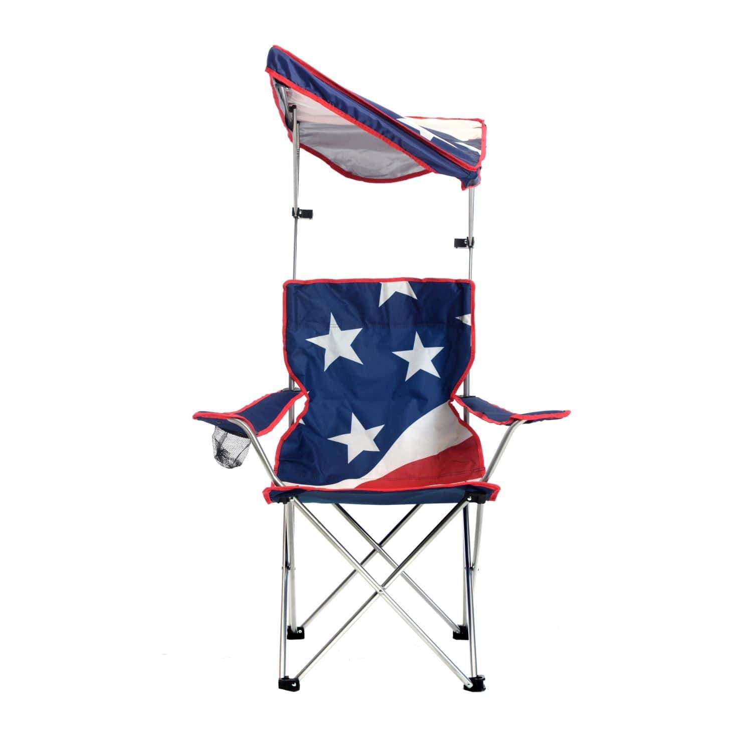 Quik Chair Portable Chairs Quik Chair | U.S. Flag Shade Folding Chair 160086DS