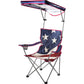 Quik Chair Portable Chairs Quik Chair | U.S. Flag Shade Folding Chair 160086DS