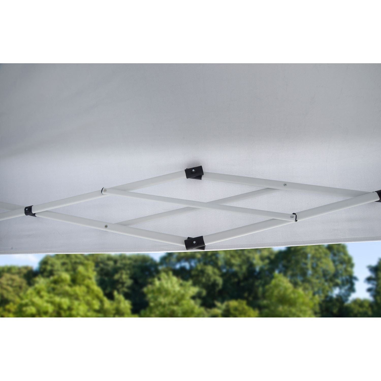 Quik Shade Commercial C100 10 x 10 Straight Leg Canopy White MyGreenhouseStore