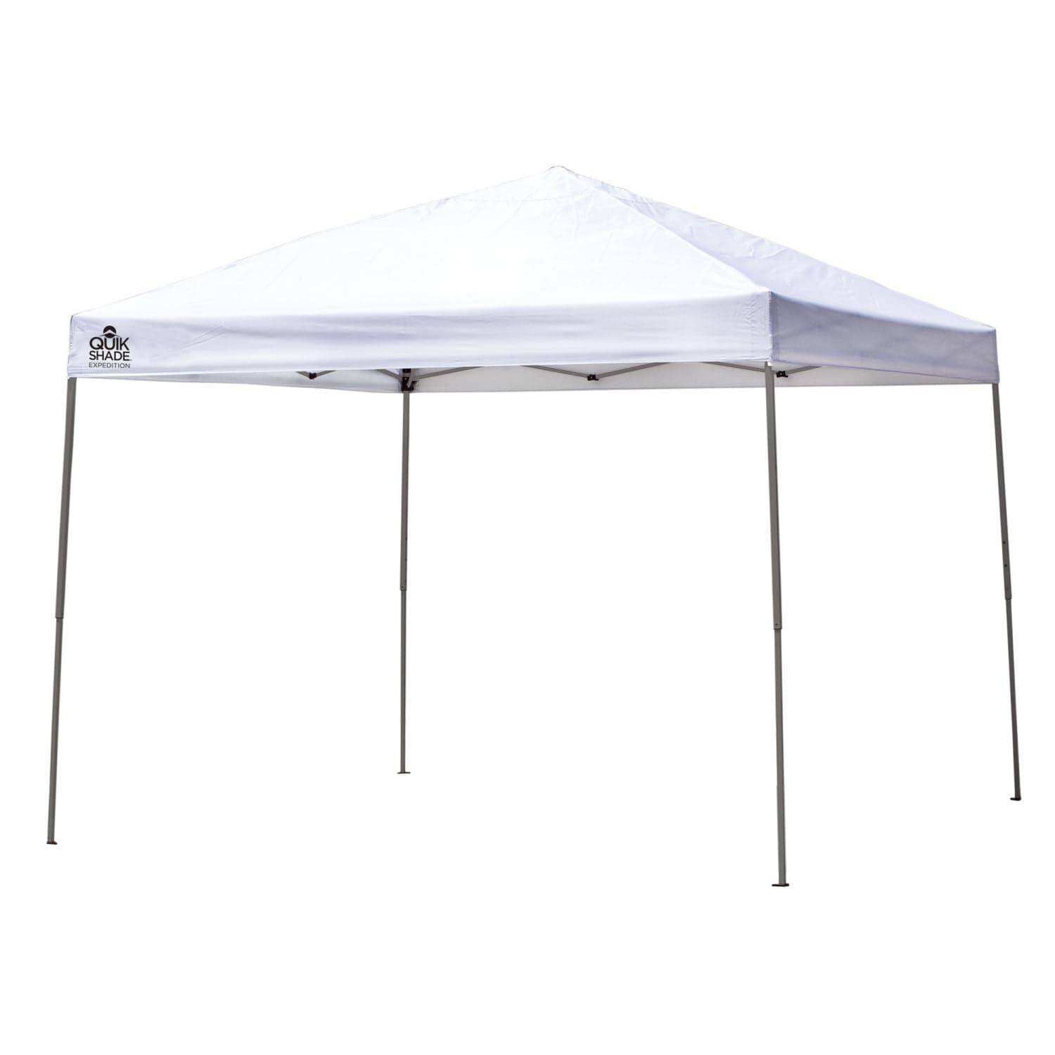 Quik Shade Expedition EX100 10' x 10' Straight Leg Canopy - White - mygreenhousestore.com