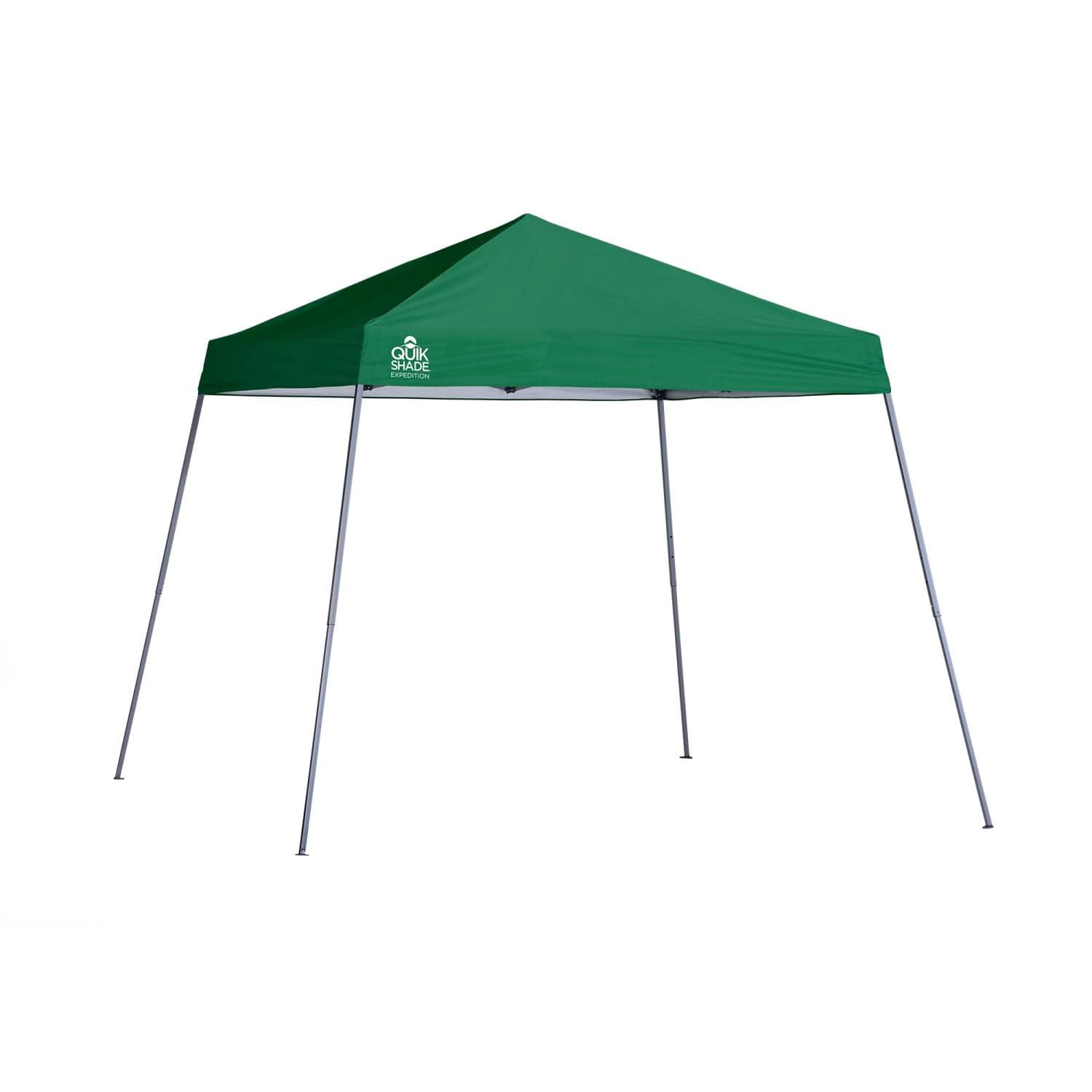 Quik Shade Expedition EX64 10' x 10' Slant Leg Canopy - Green - mygreenhousestore.com