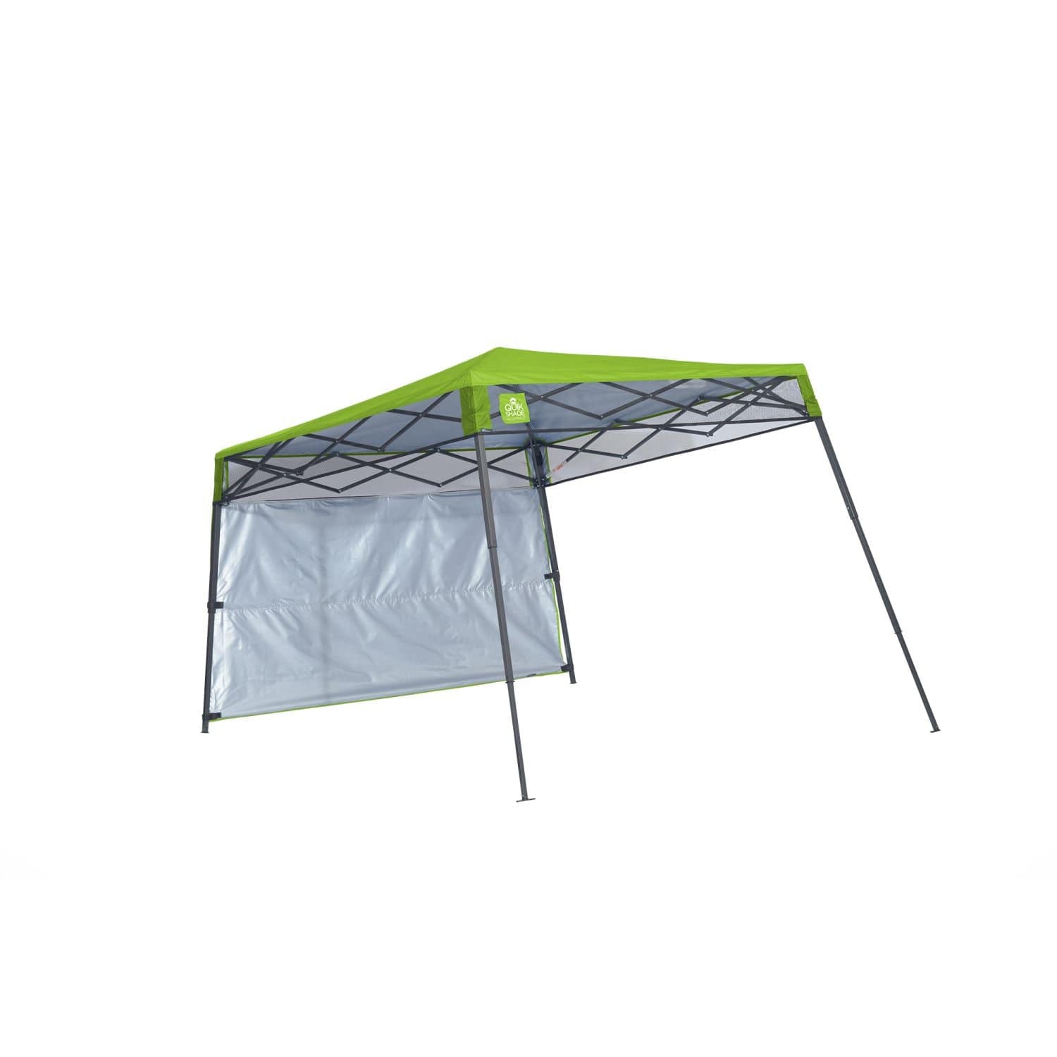 Quik Shade Pop Up Canopies Quik Shade | Go Hybrid 6' x 6' Slant Leg Canopy - Bright Green 157434DS