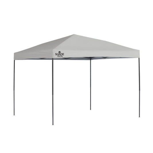 Quik Shade Shade Tech ST100 10' x 10' Straight Leg Canopy - Grey - mygreenhousestore.com