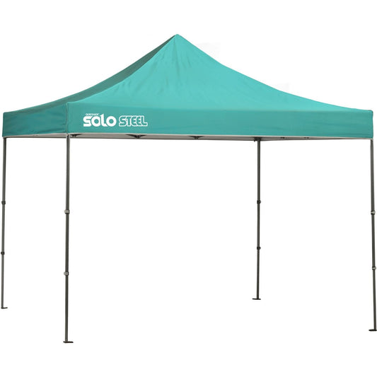 Quik Shade Pop Up Canopies Quik Shade | Solo Steel 100 10' x 10' Straight Leg Canopy - Turquoise 167537DS