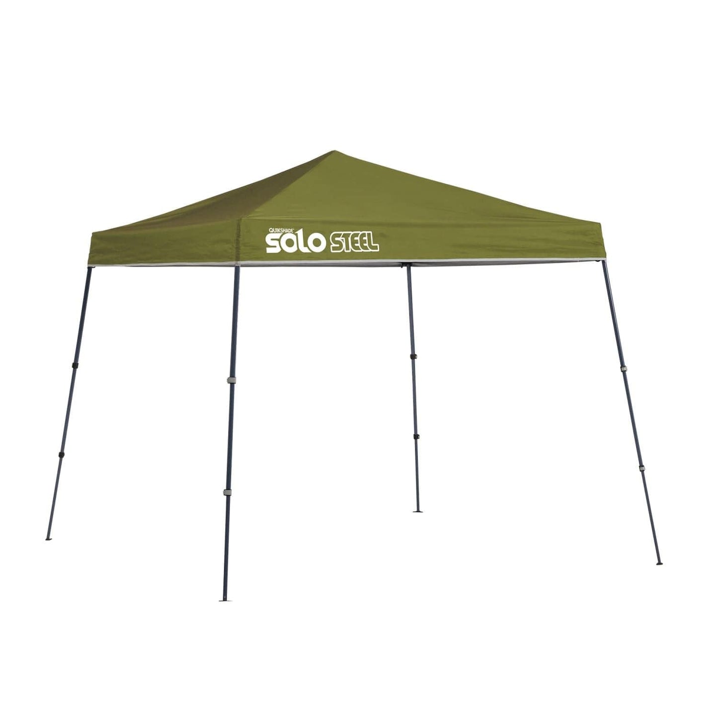 Quik Shade Pop Up Canopies Quik Shade | Solo Steel 50 9' x 9' Slant Leg Canopy - Olive 167545DS