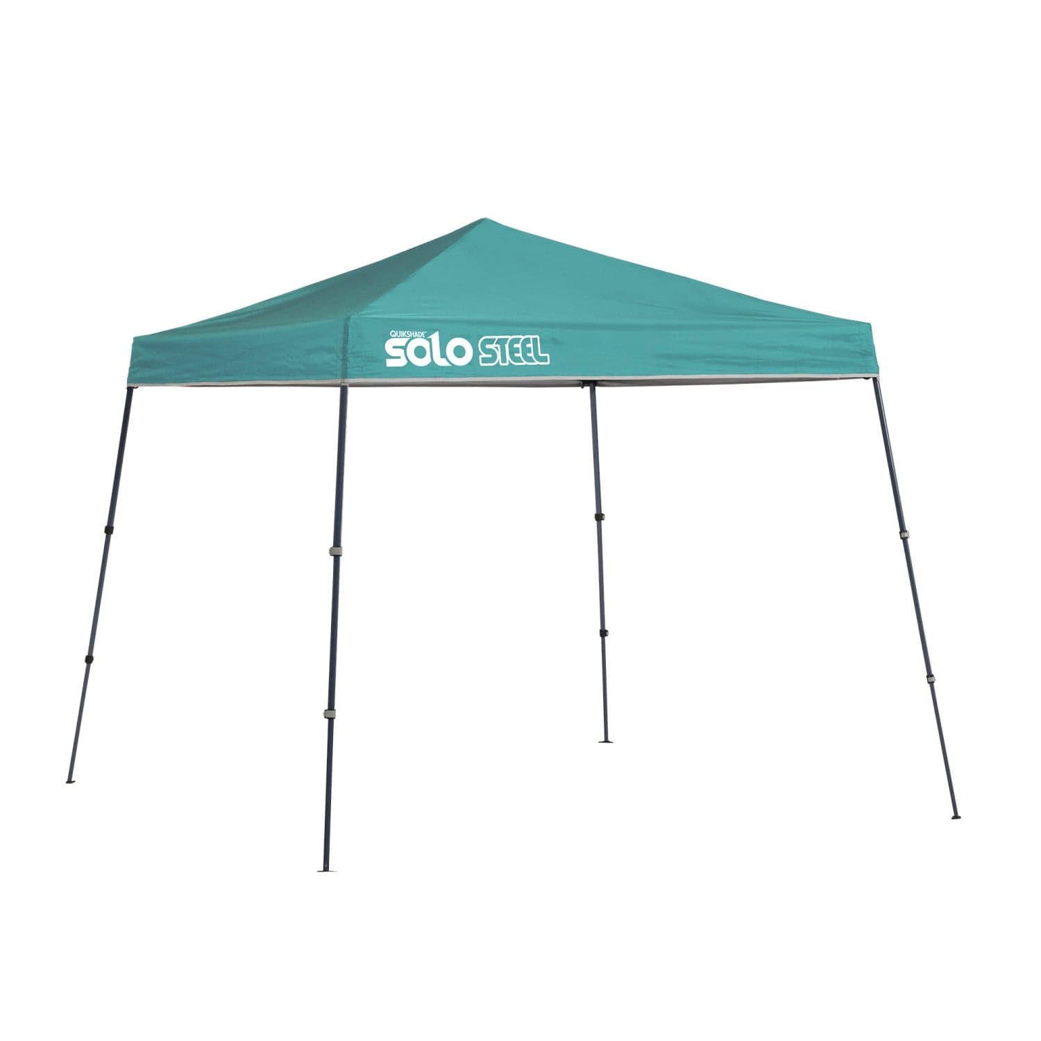 Quik Shade Pop Up Canopies Quik Shade | Solo Steel 50 9' x 9' Slant Leg Canopy - Turquoise 167533DS