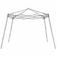 Quik Shade Pop Up Canopies Quik Shade | Solo Steel 64 10' x 10' Slant Leg Canopy - Black 167554DS