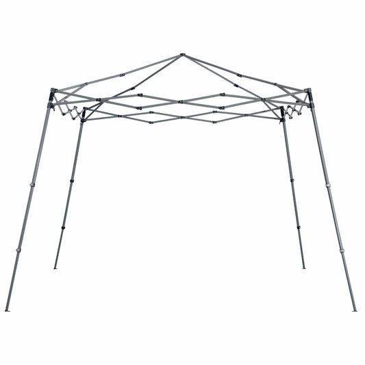 Quik Shade Pop Up Canopies Quik Shade | Solo Steel 64 10' x 10' Slant Leg Canopy - Black 167554DS