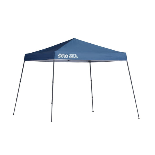 Quik Shade Pop Up Canopies Quik Shade | Solo Steel 64 10' x 10' Slant Leg Canopy - Midnight Blue 164184DS