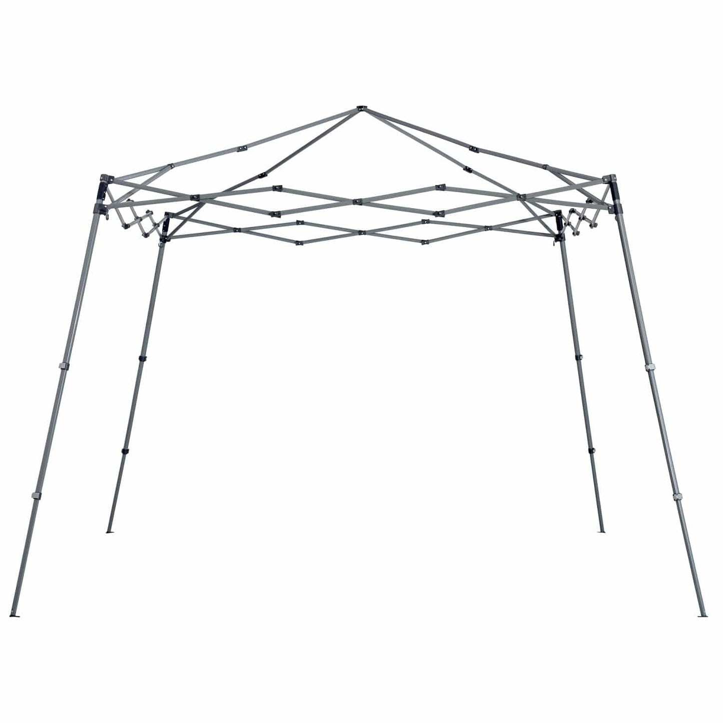 Quik Shade Pop Up Canopies Quik Shade | Solo Steel 90 11' x 11' Slant Leg Canopy - Black 167559DS