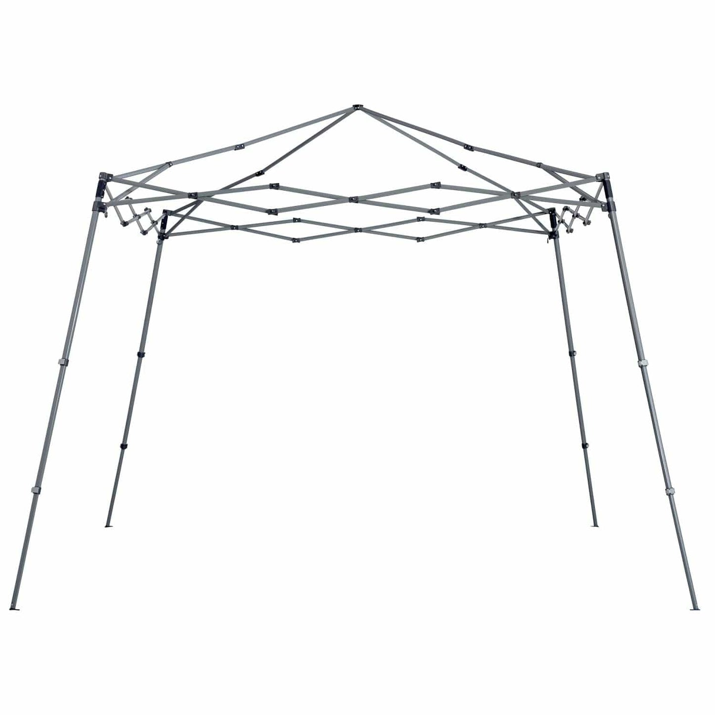 Quik Shade Pop Up Canopies Quik Shade | Solo Steel 90 11' x 11' Slant Leg Canopy - Khaki 167542DS