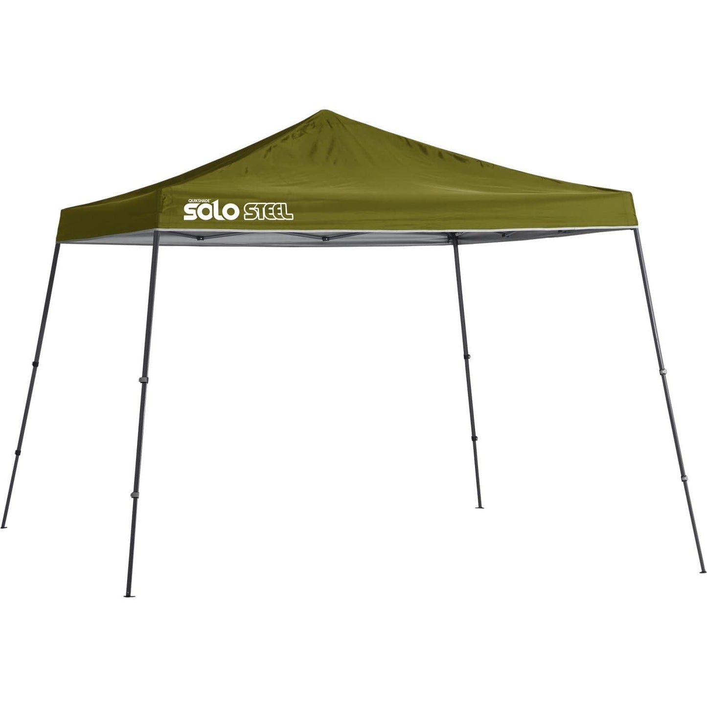 Quik Shade Pop Up Canopies Quik Shade | Solo Steel 90 11' x 11' Slant Leg Canopy - Olive 167548DS