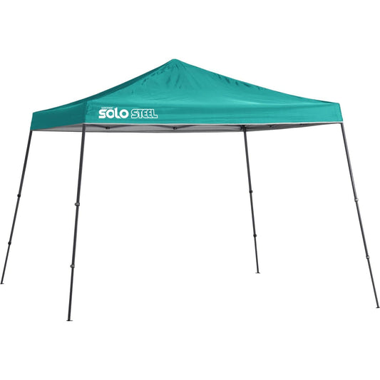 Quik Shade Pop Up Canopies Quik Shade | Solo Steel 90 11' x 11' Slant Leg Canopy - Turquoise 167536DS