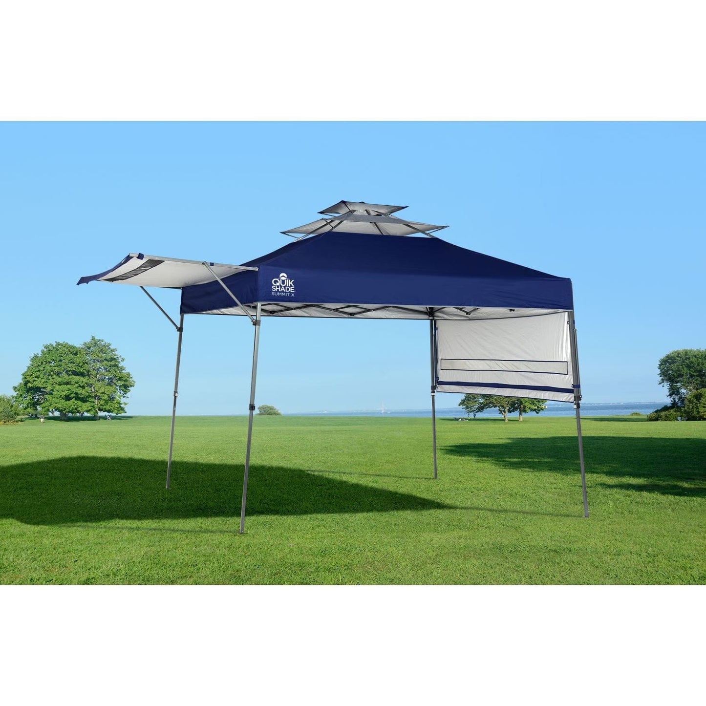 Quik Shade Pop Up Canopies Quik Shade | Summit SX170 10' X 17' Straight Leg Canopy - Blue 157417DS