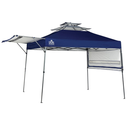 Quik Shade Pop Up Canopies Quik Shade | Summit SX170 10' X 17' Straight Leg Canopy - Blue 157417DS