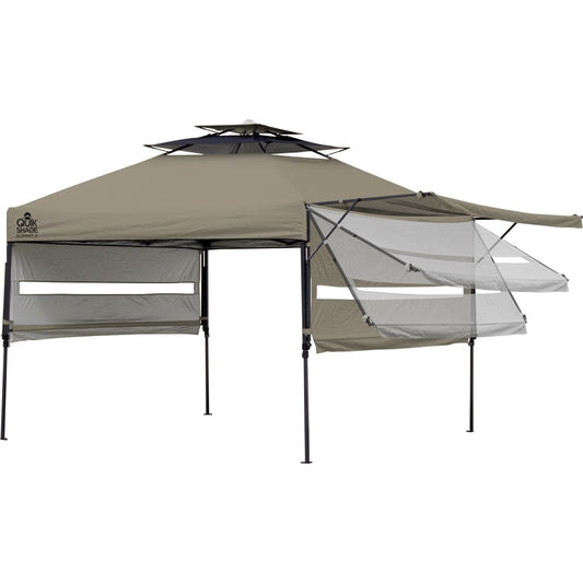 Quik Shade Pop Up Canopies Quik Shade | Summit SX170 10' X 17' Straight Leg Canopy - Taupe 157416DS