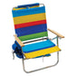 RIO Backpack Chair RIO | 12" Aluminum 3-Position removable Backpack Chair - Multi Stripe SC602R-2000-1