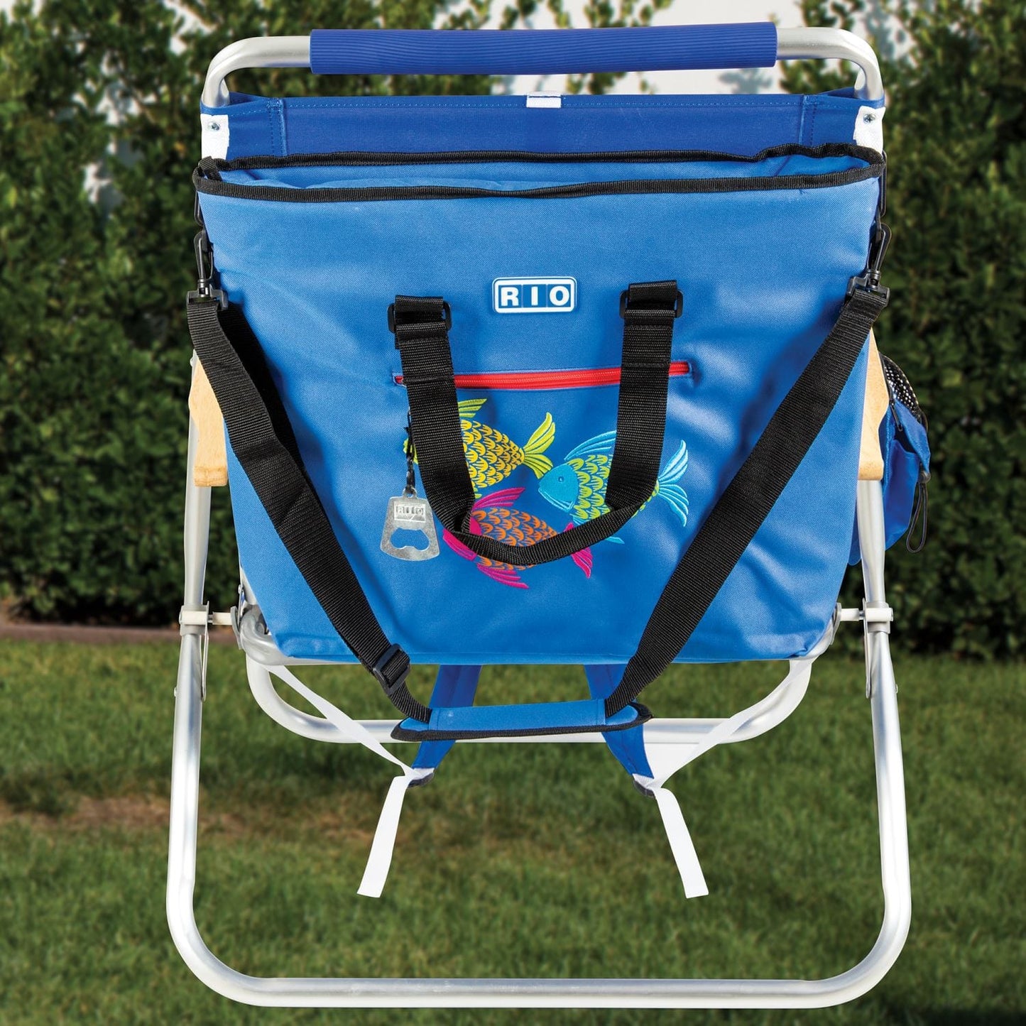 RIO Backpack Chair RIO | Easy In-Easy Out Backpack Removable Tote Bag Chair - Blue SC601RT-46B204-1