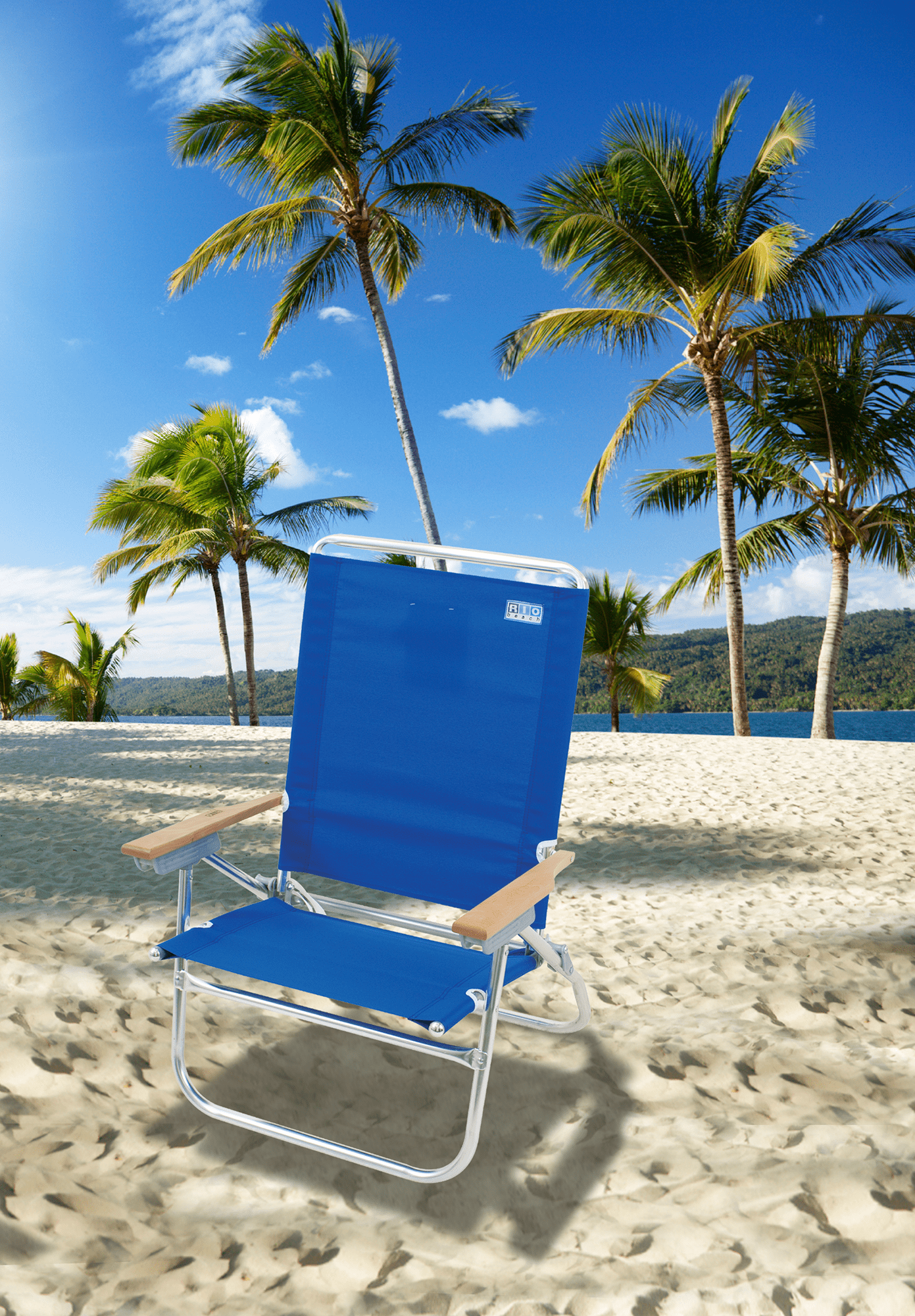 RIO Beach Chair RIO Beach | 4-Position Easy In-Easy Out Beach Chair - Blue SC602-46-1