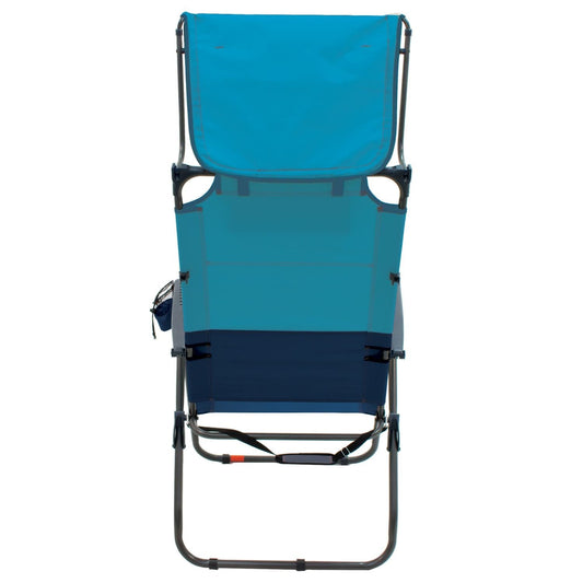 RIO Chair RIO Gear | Hi-Boy Aluminum Canopy Chair - Blue Sky/Navy GR643HCP-432-1