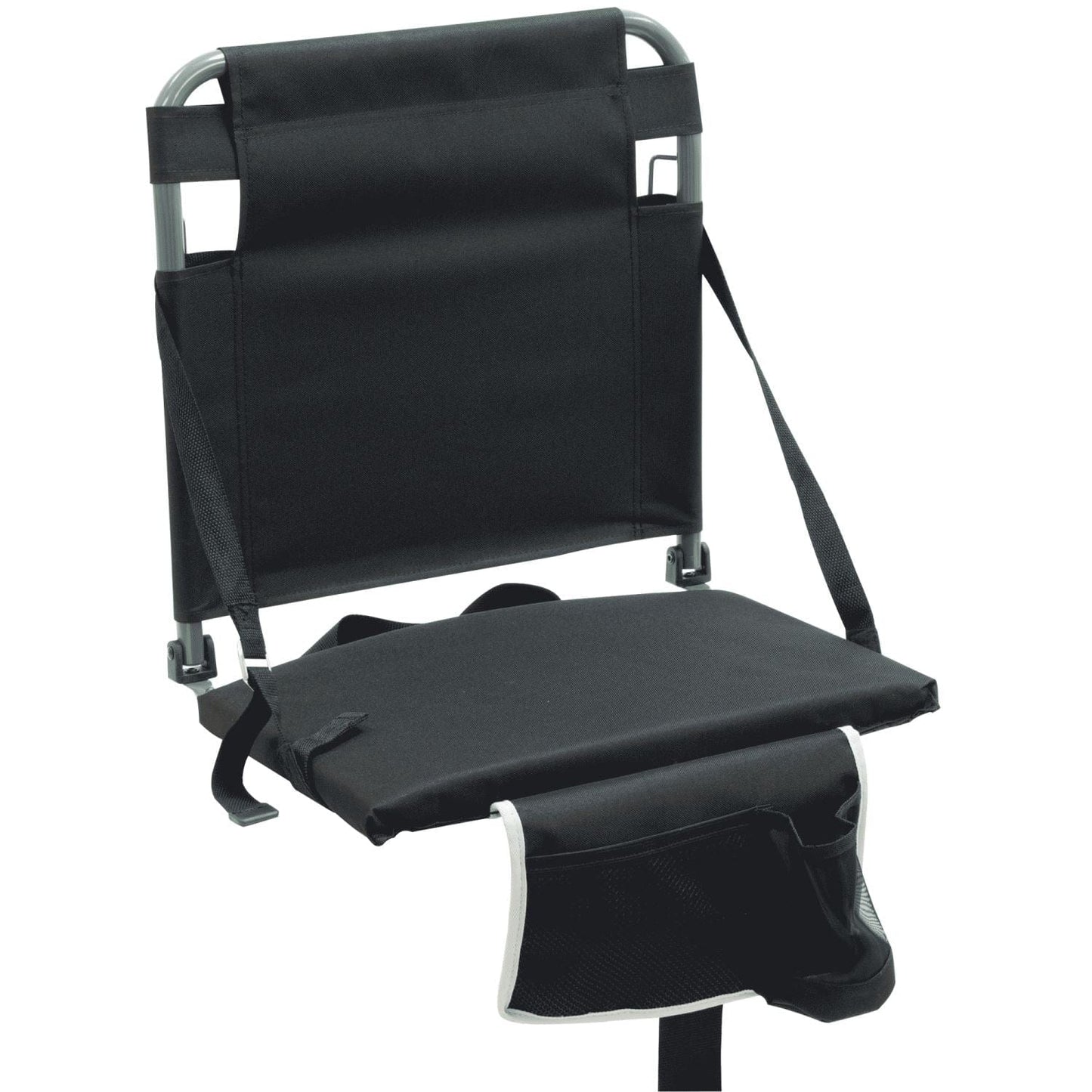 RIO Stadium Seat RIO Gear | Bleacher Boss Companion Stadium Seat with Pouch - Black BBC101-416-1