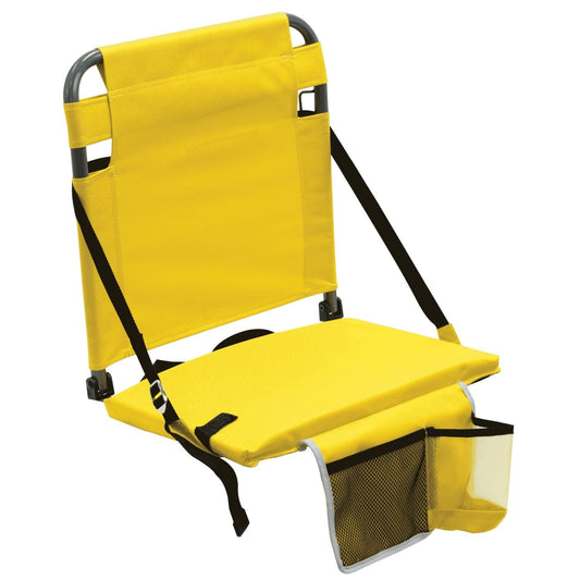 RIO Stadium Seat RIO Gear | Bleacher Boss Companion Stadium Seat with Pouch - Yellow BBC101-415-1
