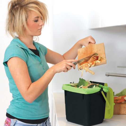Riverstone Industries Maze 1.85 Gallon Kitchen Caddie with Corn Bags - mygreenhousestore.com