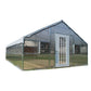 Riverstone Industries Deluxe Greenhouse Kit Riverstone | Jefferson - Premium Grower's Edition - 16FT x 30FT Educational Greenhouse Kit With 6FT High Walls - 9.5 FT Peak R16306-PG