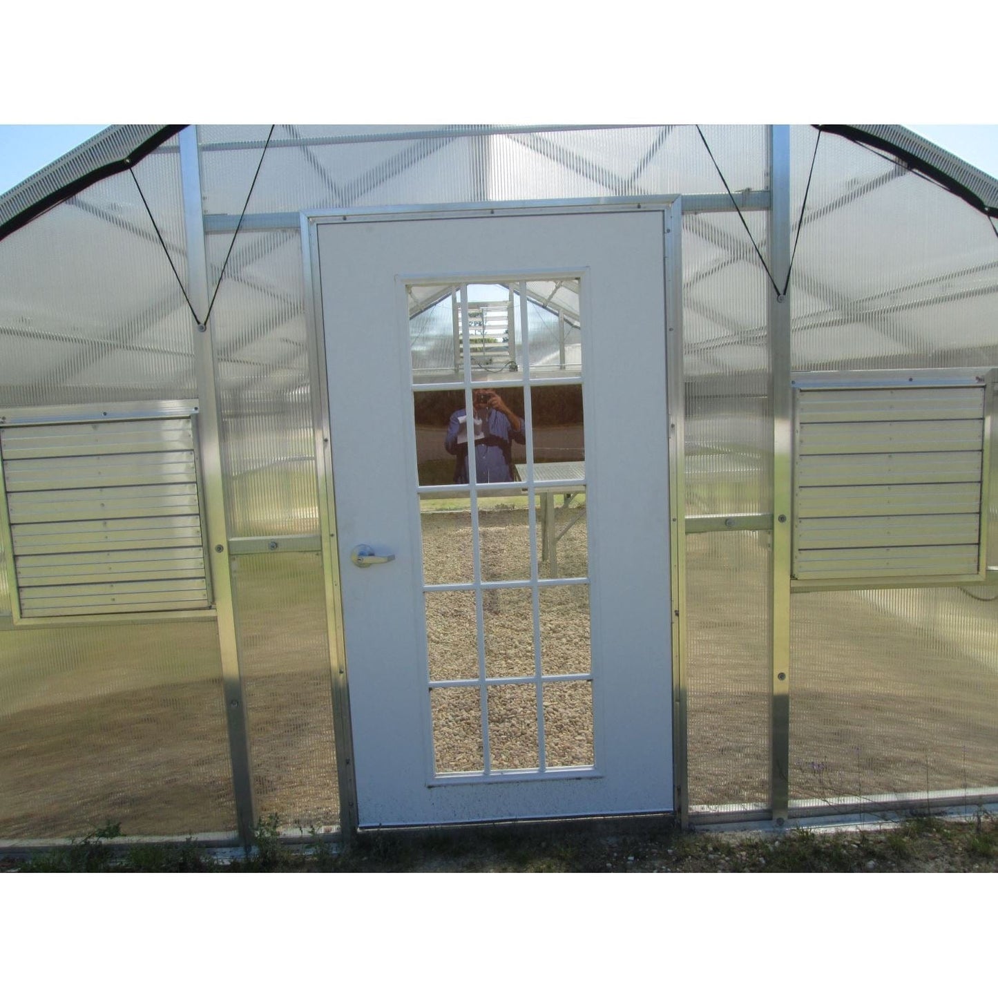 Riverstone Industries Deluxe Greenhouse Kit Riverstone | Thoreau 12FT x 24FT Educational Greenhouse Kit With 6FT High Walls R12246-P