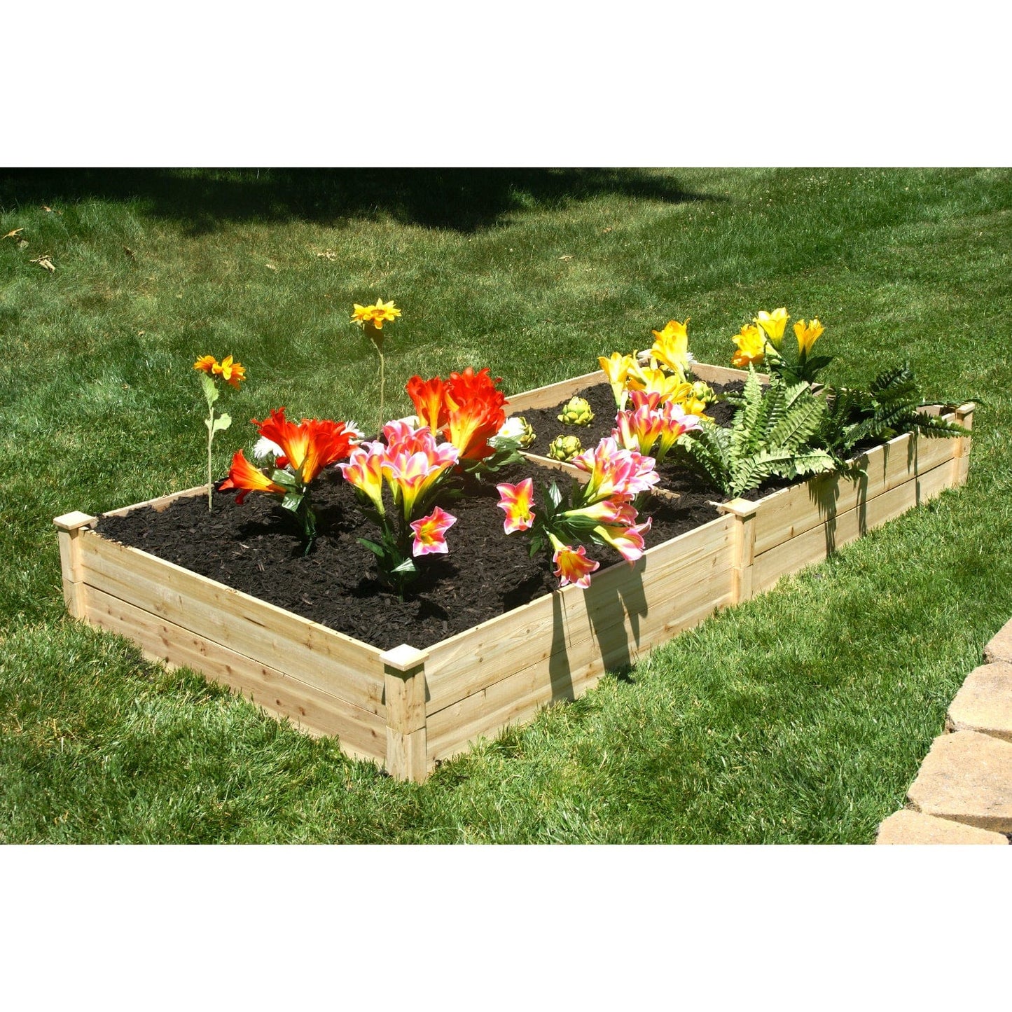 EDEN Quick Assembly Raised Garden Bed - 4' X 8' X 11" - mygreenhousestore.com