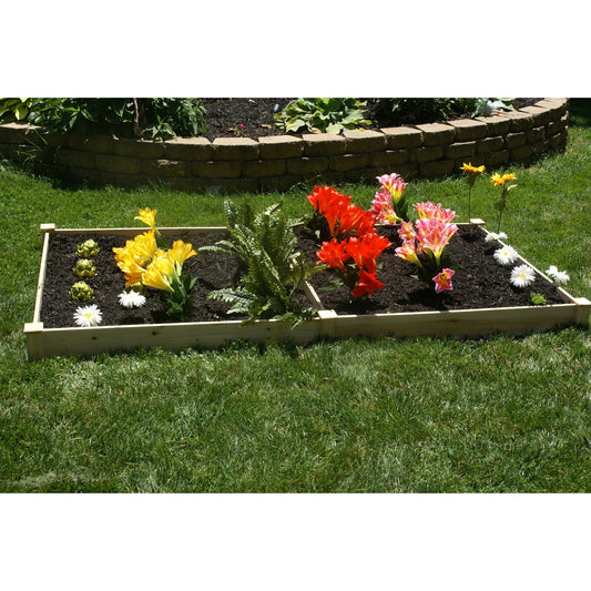 EDEN Quick Assembly Raised Garden Bed - 4' X 8' X 5.5" - mygreenhousestore.com