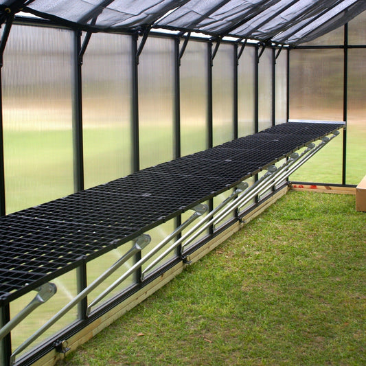 Riverstone Industries Workbench System For Monticello Greenhouses - mygreenhousestore.com