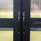 Riverstone Industries Double Hinged French Doors for Monticello Greenhouse - mygreenhousestore.com
