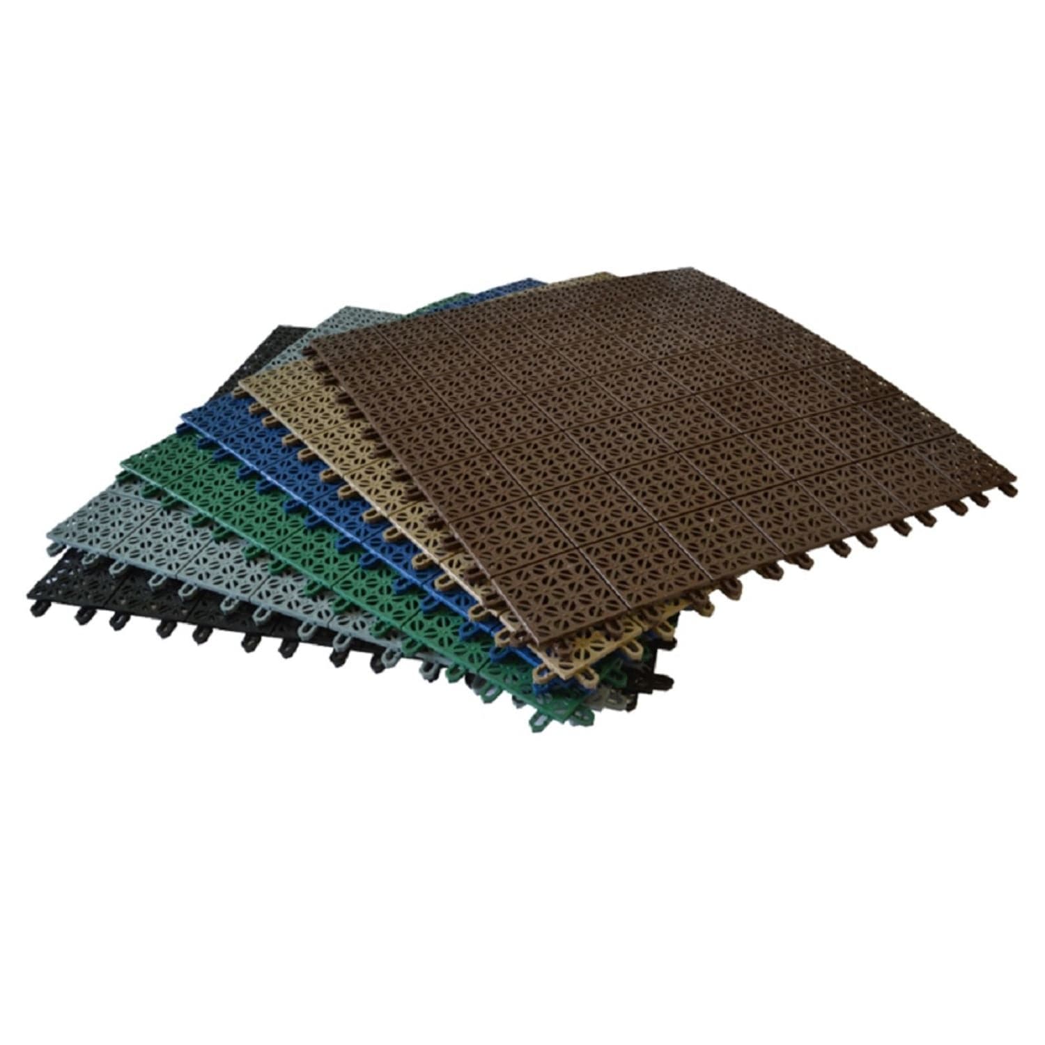 Riverstone Industries Greenhouse Accessories Riverstone | MONT 20' Greenhouse Interlocking Flooring System - 54 Tiles Kit