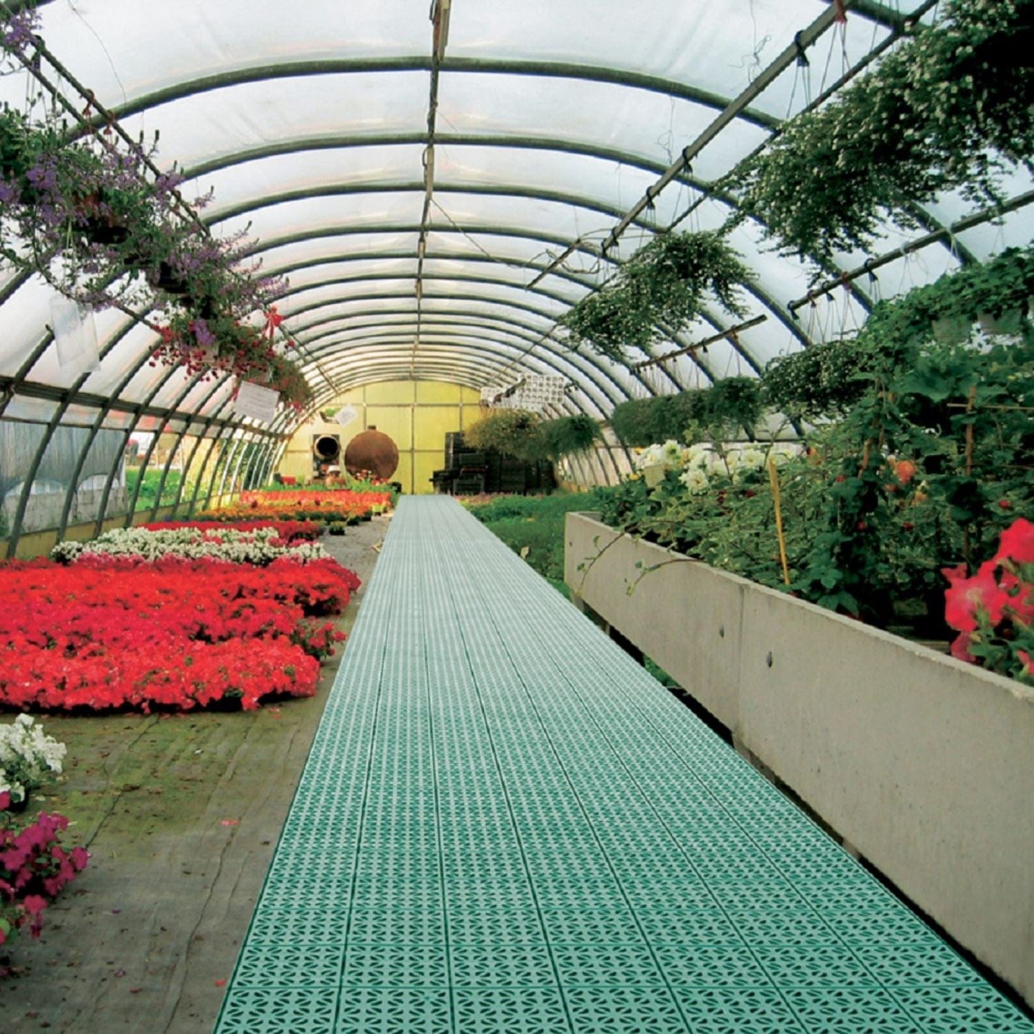 Riverstone Industries Greenhouse Accessories Riverstone | MONT 24' Greenhouse Interlocking Flooring System - 63 Tiles Kit