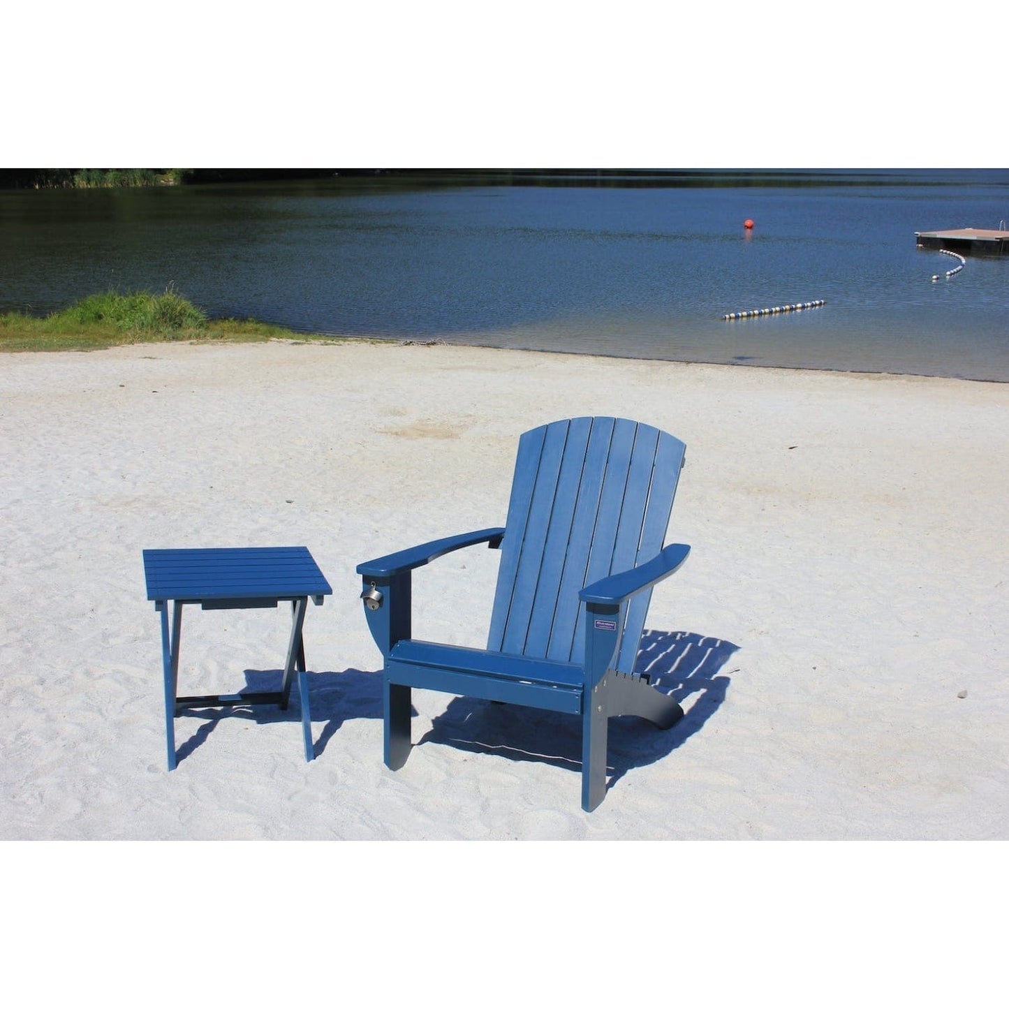 Riverstone Industries Outdoor Chairs Riverstone | Adirondack Chair with Side Table - Orange RSI-AC-OR-T