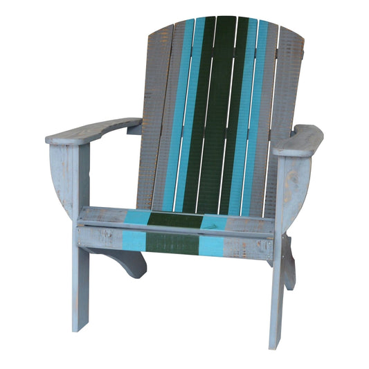 Riverstone Industries Outdoor Chairs Riverstone | Adirondack Chair with Side Table - Racing Grey RSI-AC-DG-T