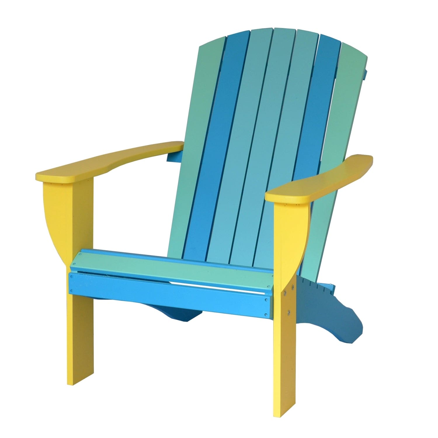 Riverstone Industries Outdoor Chairs Riverstone | Adirondack Chair with Side Table - Tropical Beach RSI-AC-BG-T