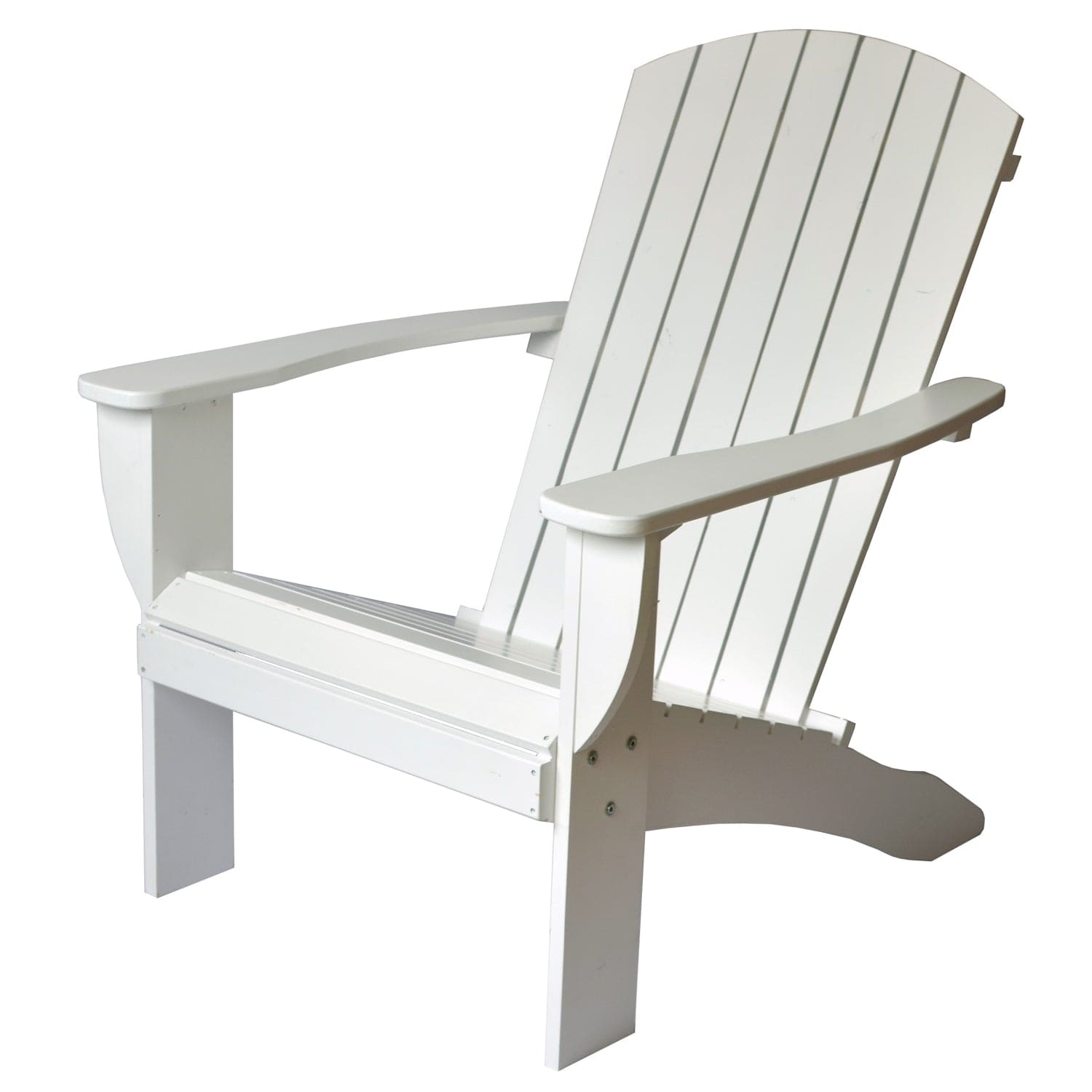 Riverstone Industries Outdoor Chairs Riverstone | Adirondack Chair with Side Table - White RSI-AC-WH-T