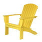 Riverstone Industries Outdoor Chairs Riverstone | Adirondack Chair with Side Table - Yellow RSI-AC-YE-T