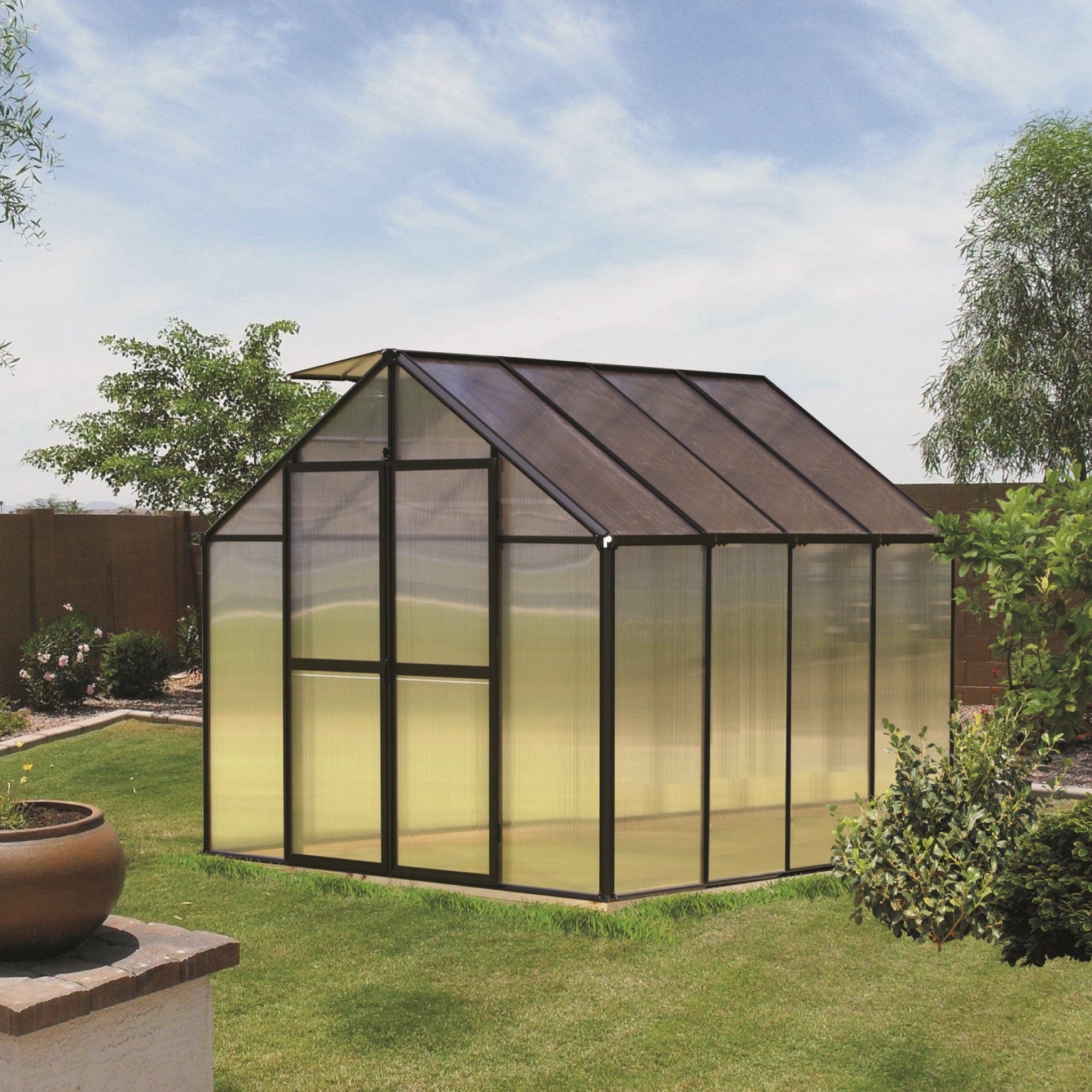 Riverstone MONT Premium Greenhouse Kit Package with 8mm Twin-wall Po - MyGreenho