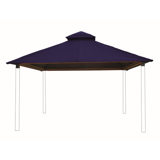 Riverstone Industries Soft Top Gazebos 12FT X 12FT Riverstone | ACACIA Gazebo Roof Framing and Mounting Kit With OutDURA Canopy - Classic Royal AGOK12-CLASSIC-ROYAL