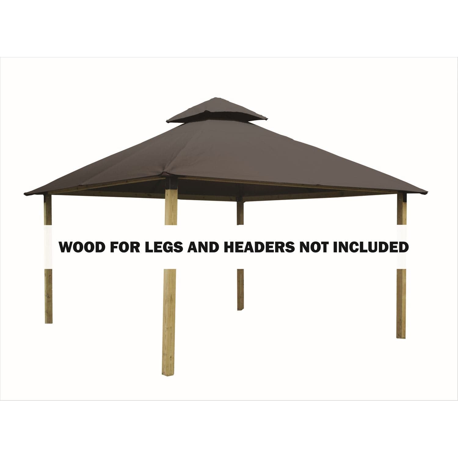 Riverstone Industries Soft Top Gazebos Riverstone | ACACIA Gazebo Roof Framing and Mounting Kit With OutDURA Canopy - Cadent Grey