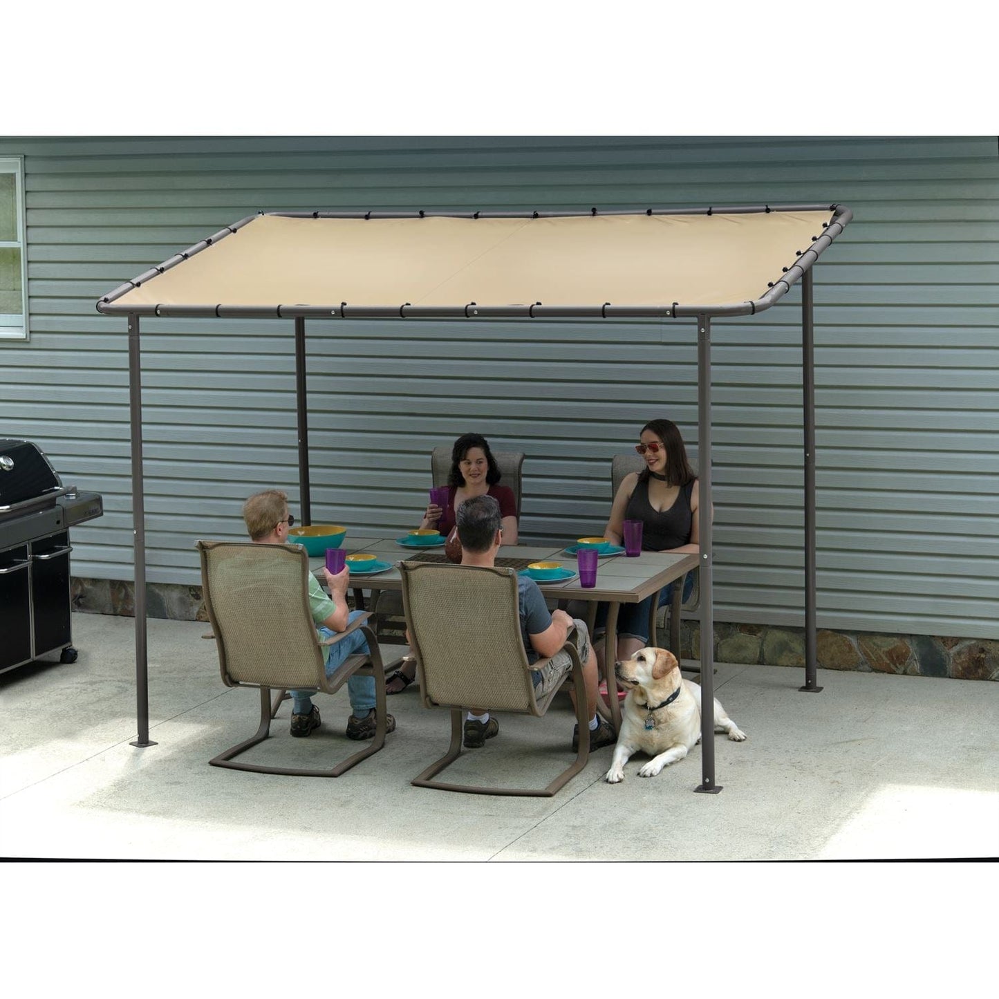 ShelterLogic Canopies ShelterLogic | 10x6 Solano Gazebo Canopy Tan Cover 22516