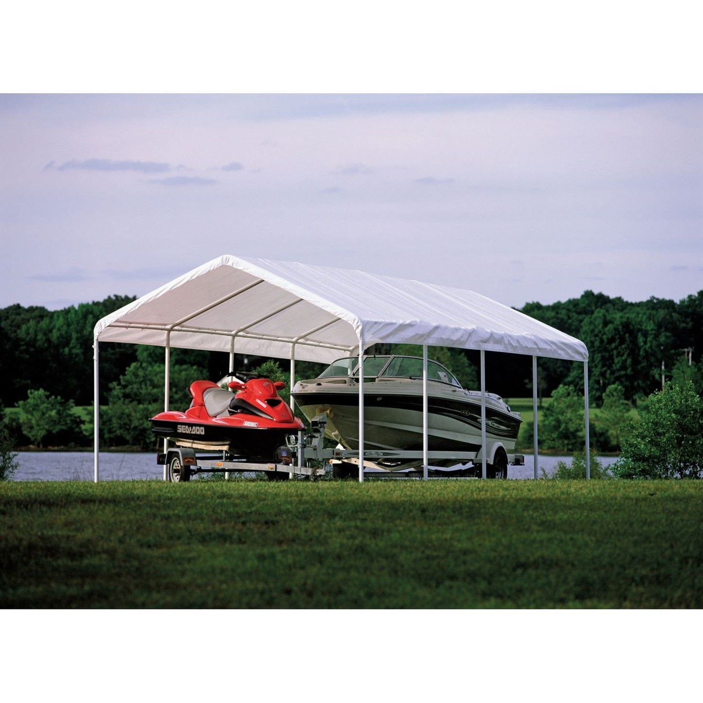ShelterLogic Canopies ShelterLogic | SuperMax Canopy 18 x 30 ft. White 26767