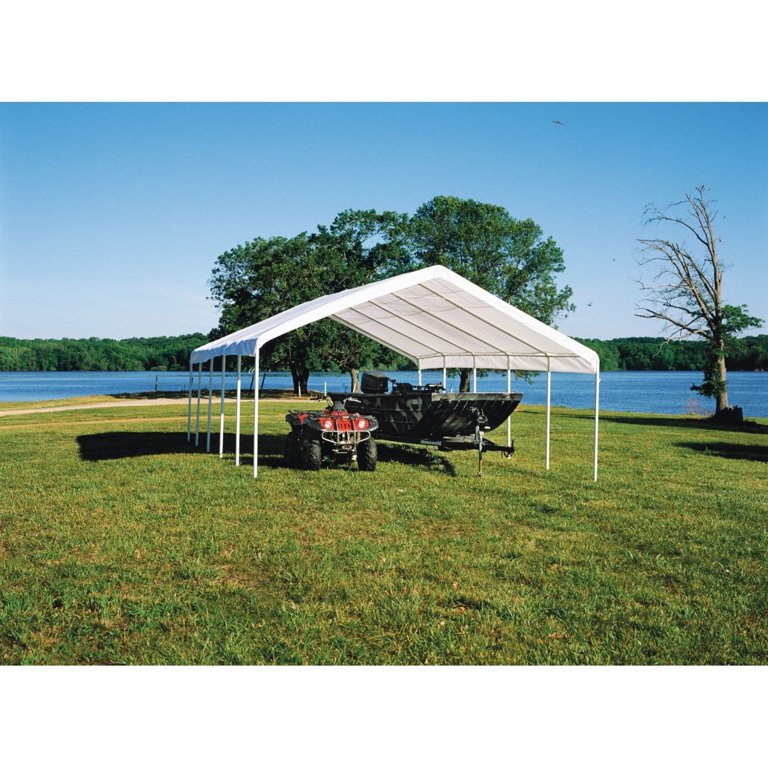 ShelterLogic Canopies ShelterLogic | SuperMax Canopy 18 x 30 ft. White 26767